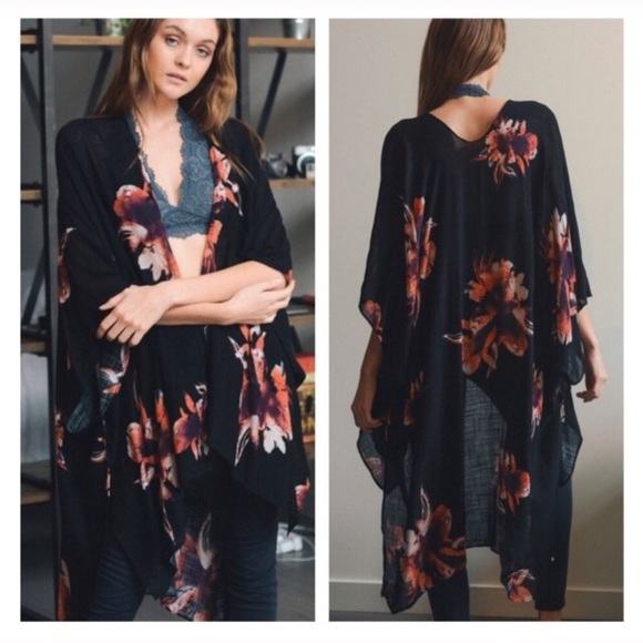 Last 1 New Beautiful Boho Kimono Cardi - Picture 6 of 7
